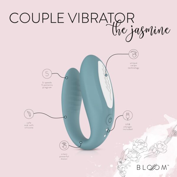 Bloom - The Jasmine C-vormige Vibrator - Groen - Afbeelding 6