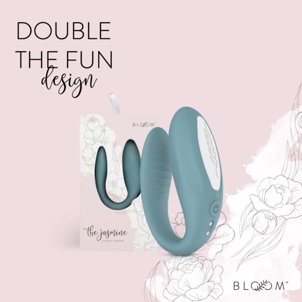 Bloom - The Jasmine C-vormige Vibrator - Groen - Afbeelding 7