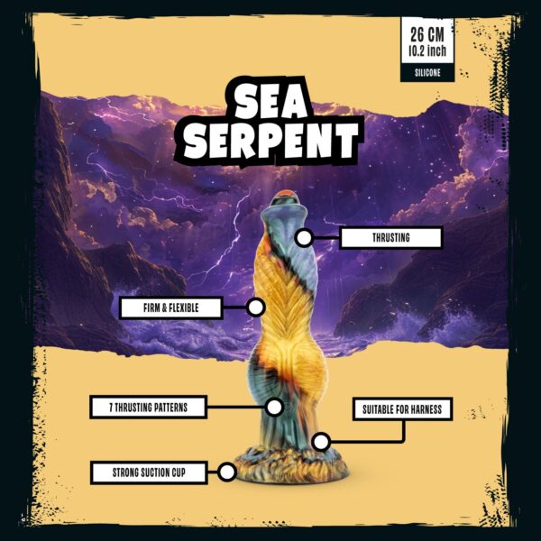 Mythical Mates - Sea Serpent Stotende Dildo - Afbeelding 5