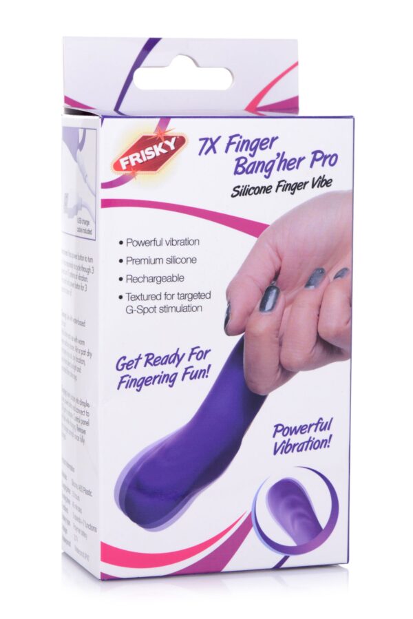 FRISKY - Finger Bang Her Pro Vingervibrator - Paars - Afbeelding 17