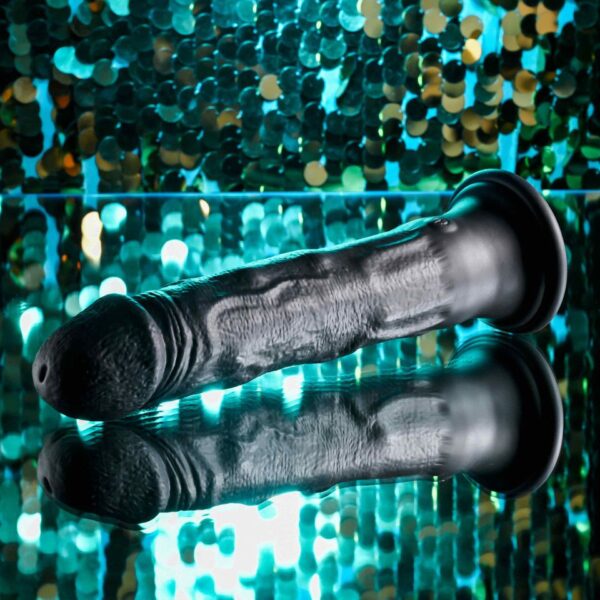 Evolved - Black Thunder Vibrerende Dildo - 25 cm - Afbeelding 5