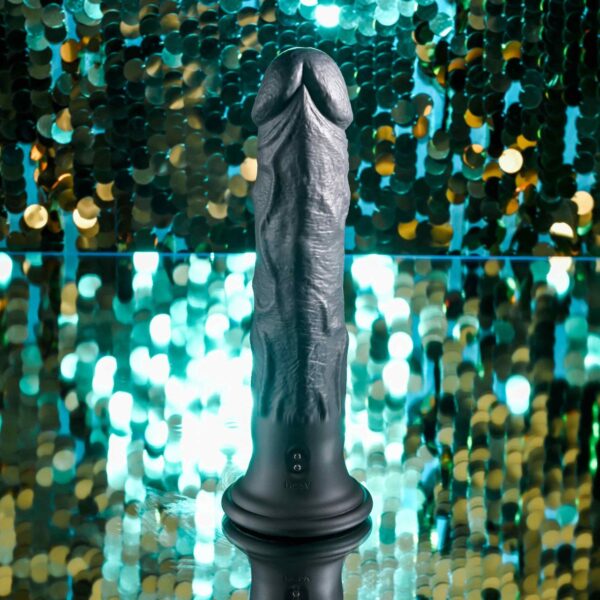 Evolved - Black Thunder Vibrerende Dildo - 25 cm - Afbeelding 7