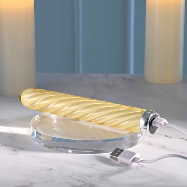 Playboy - Twist of Fate Glazen Dildo - Afbeelding 4