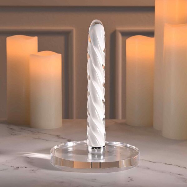 Playboy - In A Twist Glazen Vibrator - Afbeelding 2