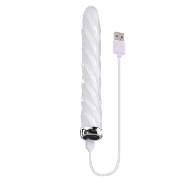 Playboy - In A Twist Glazen Vibrator - Afbeelding 8