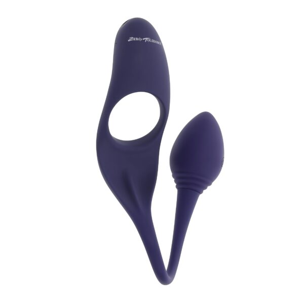 Zero Tolerance - Tip To Tail Vibrerende Cockring met Buttplug - Afbeelding 10