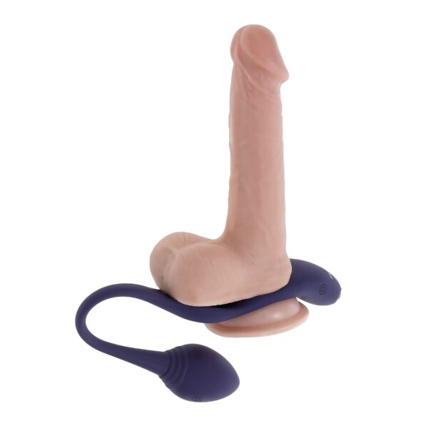 Zero Tolerance - Tip To Tail Vibrerende Cockring met Buttplug - Afbeelding 14