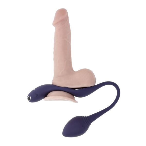 Zero Tolerance - Tip To Tail Vibrerende Cockring met Buttplug - Afbeelding 15