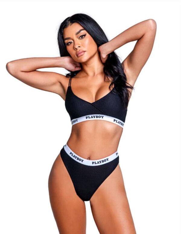 Playboy Lingerie - Lifestyle 2-Delige Set - Zwart