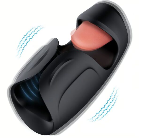 M for Men - Lickety Split Masturbator - Zwart - Afbeelding 2