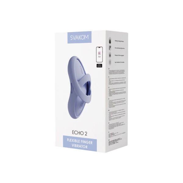 SVAKOM - Echo 2 Vingervibrator - Sky Blue - Afbeelding 7