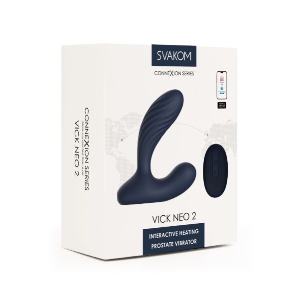SVAKOM - Prostaat Vibrator Vick Neo 2 - Blauw - Afbeelding 6