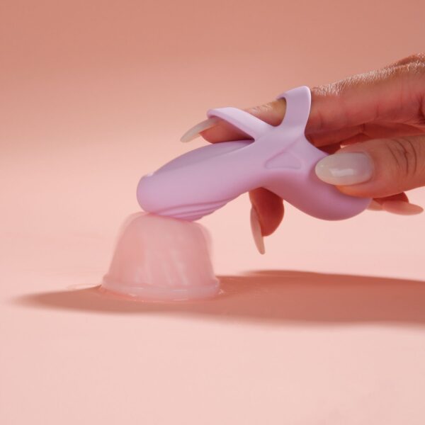 SVAKOM- Echo 2 Vingervibrator - Pink Lilac - Afbeelding 6