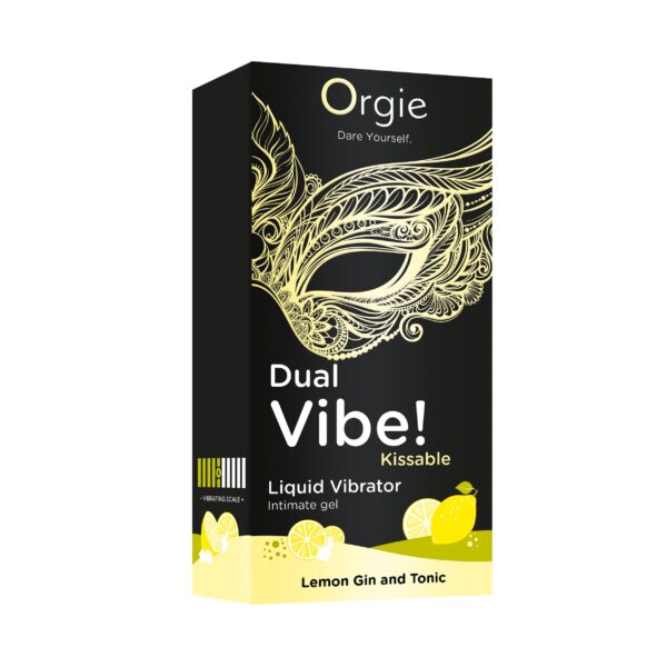 Orgie - Dual Vibe Liquid Vibrator Lemon Gin & Tonic - Afbeelding 4
