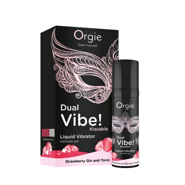 Orgie - Dual Vibe Liquid Vibrator Strawberry Gin & Tonic - Afbeelding 3
