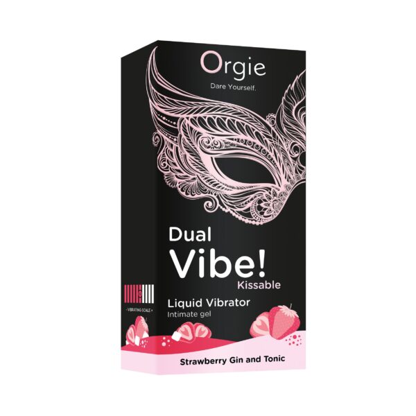 Orgie - Dual Vibe Liquid Vibrator Strawberry Gin & Tonic - Afbeelding 4