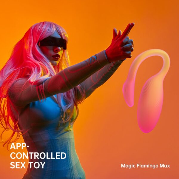 Magic Motion - Flamingo Max Vibrerend Ei en Kegeltrainer in 1  - Oranje - Afbeelding 8