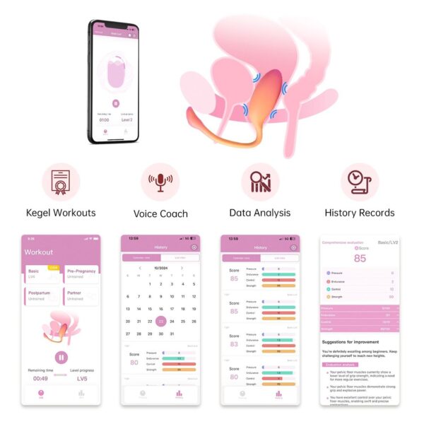 Magic Motion - Flamingo Max Vibrerend Ei en Kegeltrainer in 1  - Oranje - Afbeelding 10