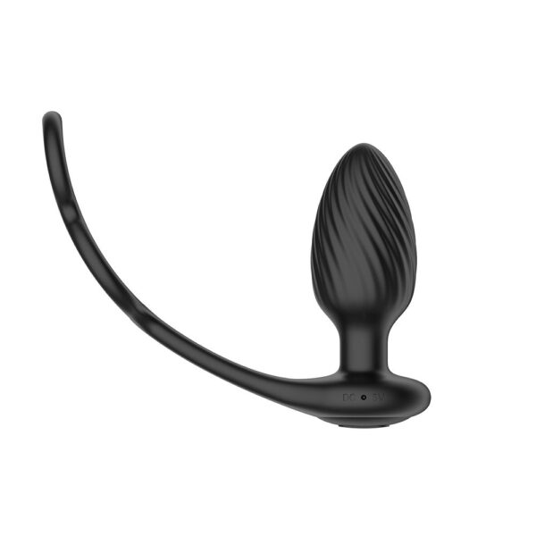 Nexus - Tornado Roterende Anaal Plug met Cock & Ball Rings - Afbeelding 4