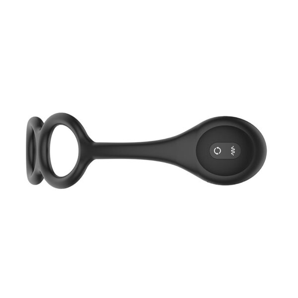 Nexus - Tornado Roterende Anaal Plug met Cock & Ball Rings - Afbeelding 8