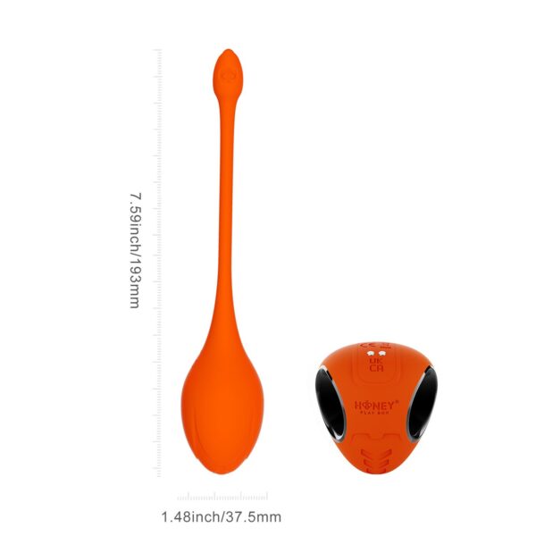 HoneyPlayBox - LILI App-bestuurde Eivibrator Oranje - Afbeelding 3