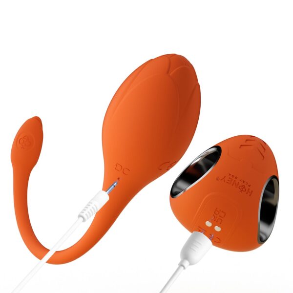 HoneyPlayBox - LILI App-bestuurde Eivibrator Oranje - Afbeelding 4