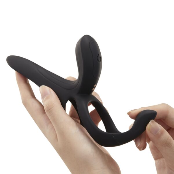 HoneyPlayBox - Pleasure Pivot App-bestuurde Vibrator voor Koppels Zwart - Afbeelding 3