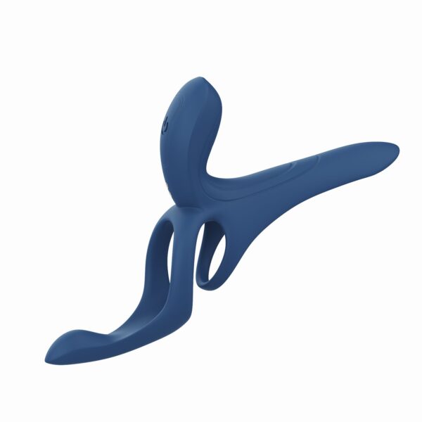 HoneyPlayBox - Pleasure Pivot App-gestuurde Vibrator voor Koppels Blauw - Afbeelding 6