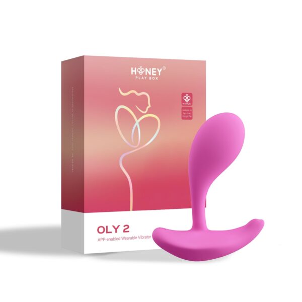 HoneyPlayBox - OLY 2 Draagbare Clitoris- & G-spot Vibrator Met App - Roze - Afbeelding 7