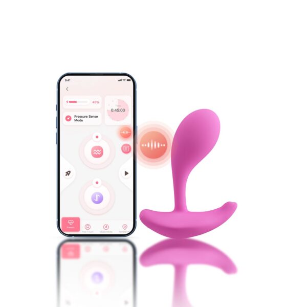 HoneyPlayBox - OLY 2 Draagbare Clitoris- & G-spot Vibrator Met App - Roze - Afbeelding 3