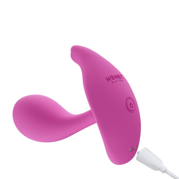 HoneyPlayBox - OLY 2 Draagbare Clitoris- & G-spot Vibrator Met App - Roze - Afbeelding 6