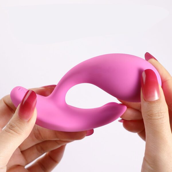 HoneyPlayBox - OLY 2 Draagbare Clitoris- & G-spot Vibrator Met App - Roze - Afbeelding 4