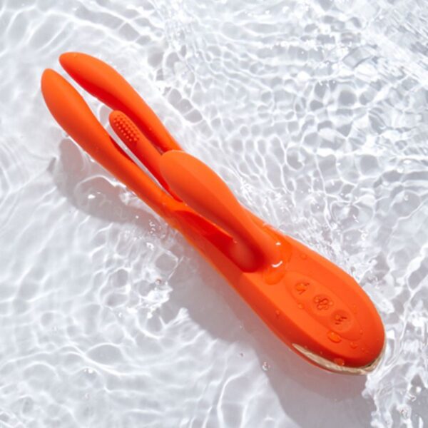 HoneyPlayBox - Terri App-controlled Kinky Finger Tapping Rabbit Vibrator Or - Afbeelding 3