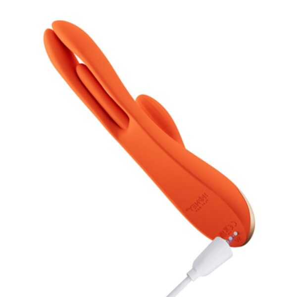 HoneyPlayBox - Terri App-controlled Kinky Finger Tapping Rabbit Vibrator Or - Afbeelding 4