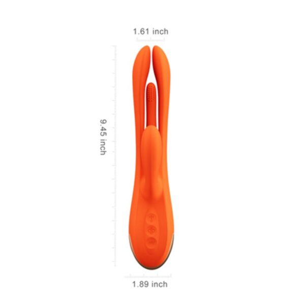 HoneyPlayBox - Terri App-controlled Kinky Finger Tapping Rabbit Vibrator Or - Afbeelding 6