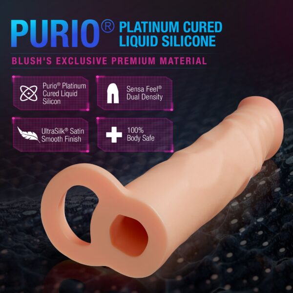 Blush - Performance Plus Siliconen Penis Extender - 6,3 cm - Afbeelding 13