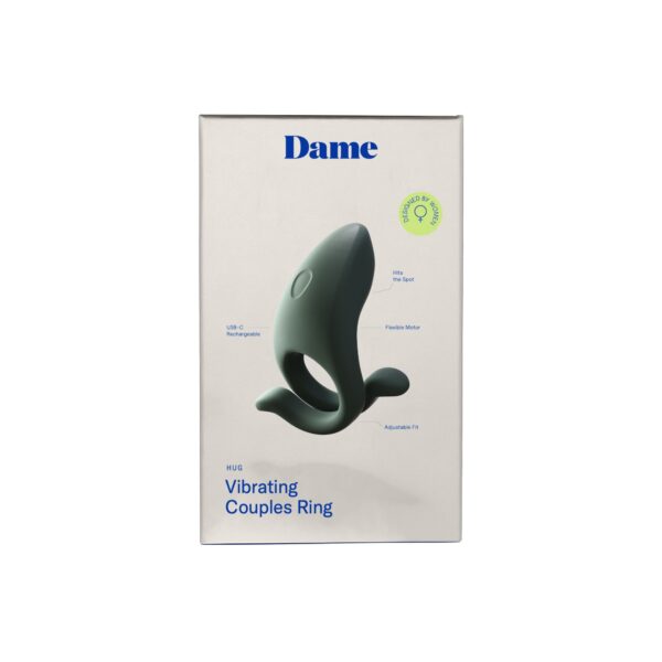 Dame - Hug Verstelbare Cockring - Steel Grey - Afbeelding 5