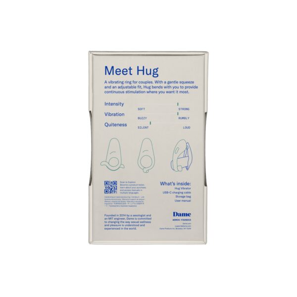 Dame - Hug Verstelbare Cockring - Steel Grey - Afbeelding 6