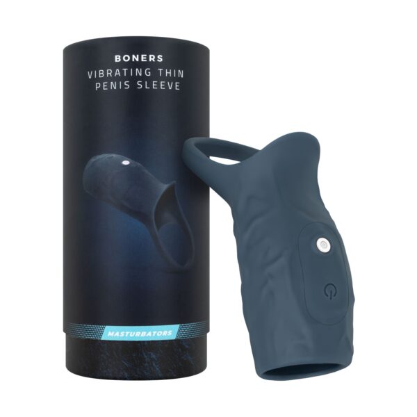 Boners - Vibrerende Penis Sleeve - Blauw - Afbeelding 8