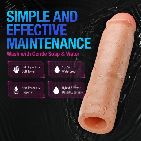 Blush - Performance Plus Tenacity Penis Xtender Siliconen - 5 cm - Afbeelding 14