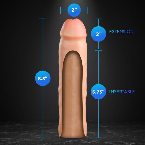 Blush - Performance Plus Tenacity Penis Xtender Siliconen - 5 cm - Afbeelding 7