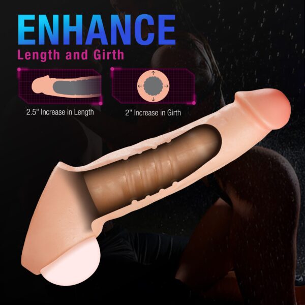 Blush - Performance Plus Thrive Penis Xtender Siliconen - 6,3 cm - Afbeelding 8