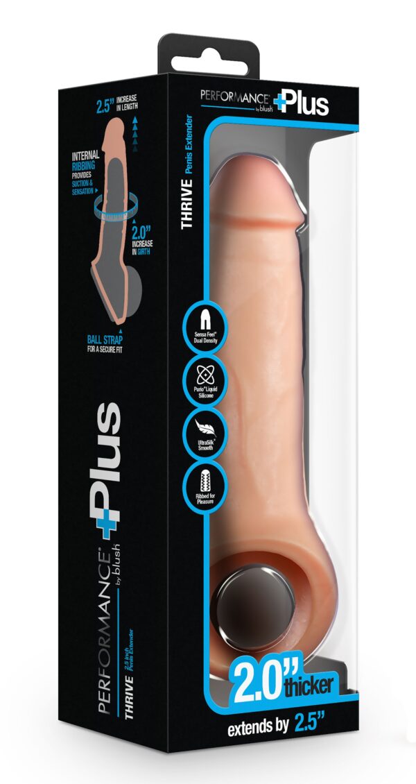 Blush - Performance Plus Thrive Penis Xtender Siliconen - 6,3 cm - Afbeelding 14