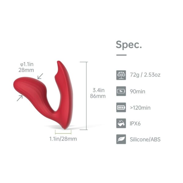 Magic Motion - Umi Smart Oplegvibrator Uniseks - App Controlled - Afbeelding 6