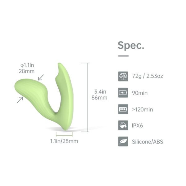 Magic Motion - Umi Smart Wearable Vibrator - Groen - Afbeelding 7