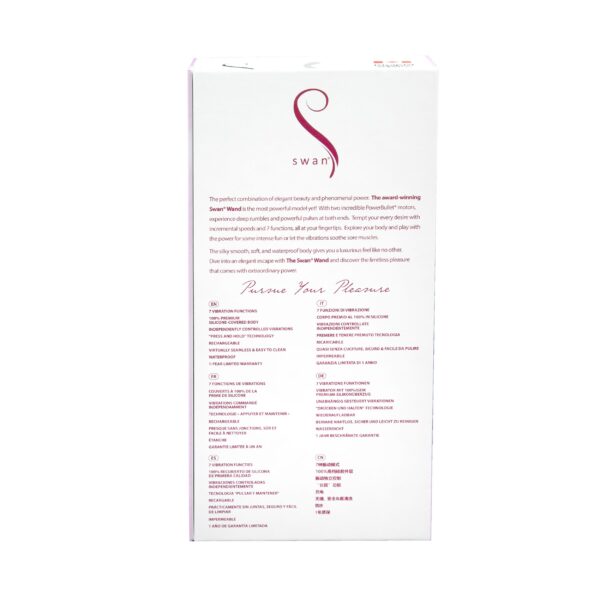Swan Wand Vibrator - Roze - Afbeelding 3