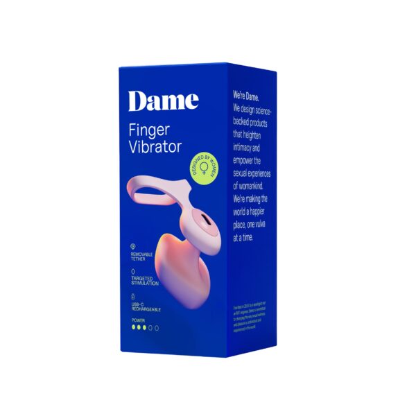 Dame - Fin 2.0 Vinger Vibrator - Quartz - Afbeelding 3