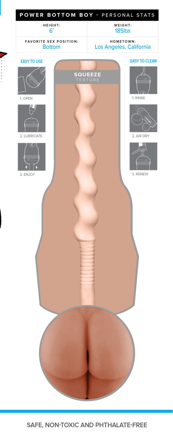 Fleshlight - Fleshjack Fantasy Power Bottom Boy - Afbeelding 9