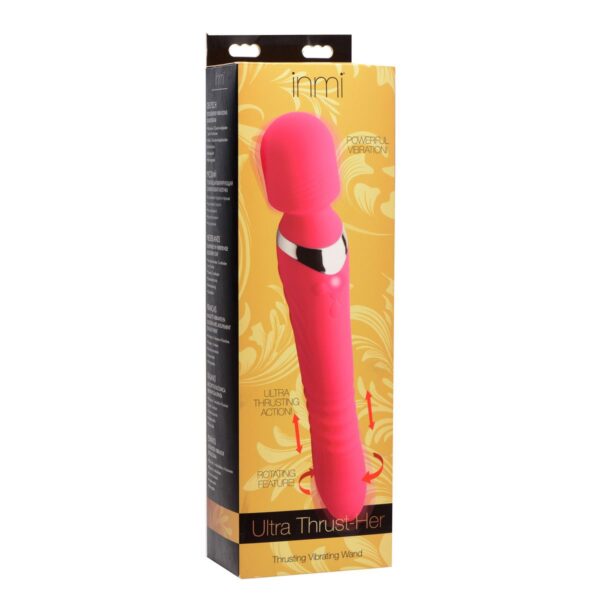 INMI - Ultra Thrust-Her Vibrerende Siliconen Wand - Roze - Afbeelding 5