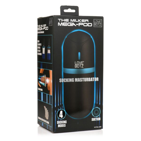 THE MILKER - Mega-Pod Sucking Masturbator - Zwart - Afbeelding 10